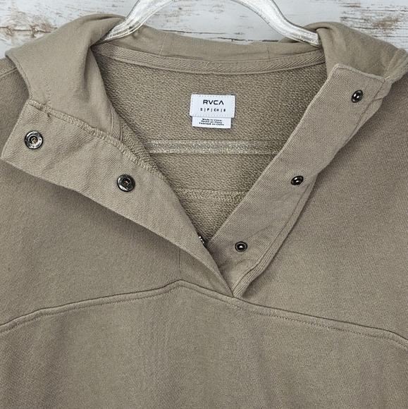 RVCA Cropped Relaxed Hoodie Size Small - Picture 7 of 7